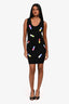 Moschino Black Pill Printed Knit Dress Est. Size S