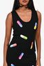 Moschino Black Pill Printed Knit Dress Est. Size S