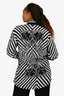 Versus Versace Black/White Striped Shirt Dress Size 42