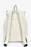 Brunello Cucinelli White Leather Monili Backpack