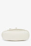 Brunello Cucinelli White Leather Monili Backpack