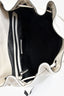 Brunello Cucinelli White Leather Monili Backpack