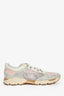 Rene Caovilla Pink/Silver Lace Crystal Sneakers Size 37