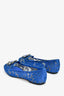 Dolce Gabbana Blue Lace Crystal Flats Size 36