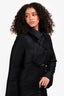 Mackage Navy Wool Coat Size S