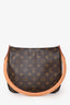 Louis Vuitton 2001 Brown Monogram Canvas Looping MM Shoulder Bag