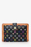 Louis Vuitton 2006 Brown/Black Monogram Leather/Canvas Short Wallet