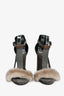 Brunello Cucinelli Brown Beaded/Fur Heels Size 36