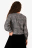 Pre-Loved Chanel™ 2019 Grey Ruffled Tweed Jacket Size 34