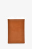 Hermès 2024 Brown Leather Calvi Duo Compact Card Holder