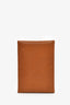 Hermès 2024 Brown Leather Calvi Duo Compact Card Holder