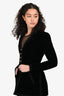 Pre-Loved Chanel™ Vintage Black Velvet Jacket with Gold Buttons Size 38