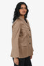 S'Max Mara Camel Brown Cotton Blazer Size 4