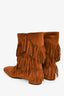 Roger Vivier Brown Suede Tassled Moccasin Boots Size 41