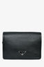 Prada Black Calf Leather 'Glace' Messenger Bag