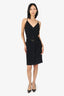 Pre-Loved Chanel™ 00A Black Belted Sleeveless Mini Dress Size 42