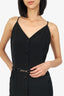 Pre-Loved Chanel™ 00A Black Belted Sleeveless Mini Dress Size 42