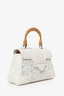 Goyard Cream Goyardine Mini Saigon Bag With Strap