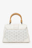 Goyard Cream Goyardine Mini Saigon Bag With Strap