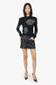 Helmut Lang Black Leather Shorts Size 6