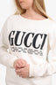 Gucci White Sweatshirt Size S