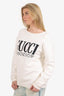Gucci White Sweatshirt Size S