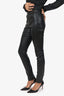 Helmut Lang Black Leather Leggings Size 4