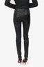Helmut Lang Black Leather Leggings Size 4