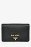 Prada Black Saffiano Leather Wallet on Chain