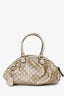 Gucci Gold Leather Guccisimma Sukey Shoulder Bag
