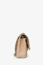 Pre-Loved Chanel™ 2009-10 Beige Caviar Leather Medium Double Flap