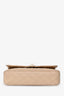 Pre-Loved Chanel™ 2009-10 Beige Caviar Leather Medium Double Flap