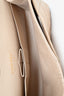 Pre-Loved Chanel™ 2009-10 Beige Caviar Leather Medium Double Flap