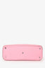 Christian Dior Pink Leather 'Diorissimo' Leather Tote with Strap and Pouch
