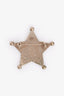 Pre-Loved Chanel™ Gold Toned CC Paris-Dallas Sheriff Star Brooch