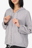 Balenciaga Grey Zip Up Hoodie Size XS