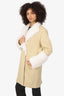 Kijun Cream/White Faux Fur 'Honeymoon' Coat Size S