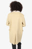 Kijun Cream/White Faux Fur 'Honeymoon' Coat Size S