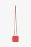 Pre-Loved Chanel™ Coral Classic Caviar Leather Vanity Bag With Chain