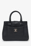 Pre-Loved Chanel™ Black Calfskin Mini Neo Executive Tote With Strap