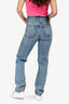 Agolde Blue Denim 90's Pinch Waist High Rise Ripped Jeans Size 23
