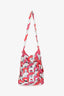 SC103 Pink/Silver Leather Links Tote Bag