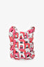 SC103 Pink/Silver Leather Links Tote Bag