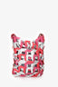 SC103 Pink/Silver Leather Links Tote Bag