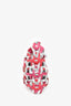 SC103 Pink/Silver Leather Links Tote Bag