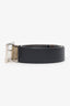 Prada Black/Brown Reversible Leather Belt Size 85