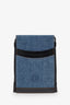 Alexander McQueen Denim Leather Crossbody Bag