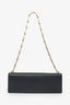 Balenciaga Black Envelope Clutch With Chain