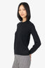 Jil Sander Black Wool Long Sleeve  Sweater Size 38