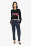 Rag & Bone Navy/Red Cropped Pant Size 4